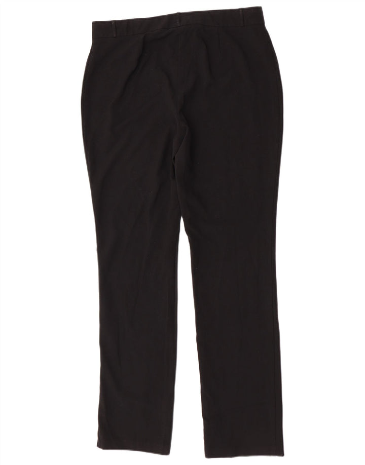 Marks & Spencer Womens Modern Slim Suit Trousers UK 12 Medium W30 L31 Black
