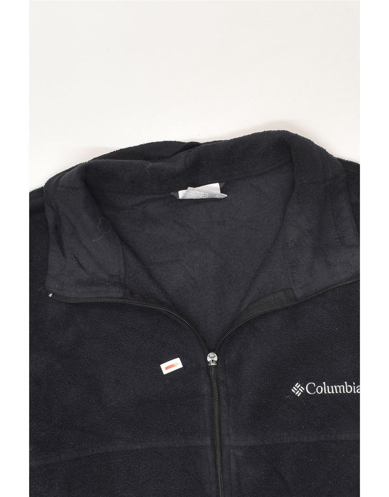 COLUMBIA Mens Fleece Jacket UK 44 2XL Grey Polyester | Vintage Columbia | Thrift | Second-Hand Columbia | Used Clothing | Messina Hembry 