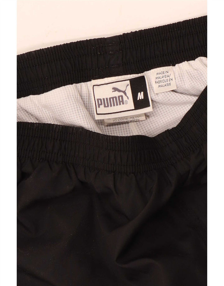 Puma Mens Tracksuit Trousers Medium  Black Polyester