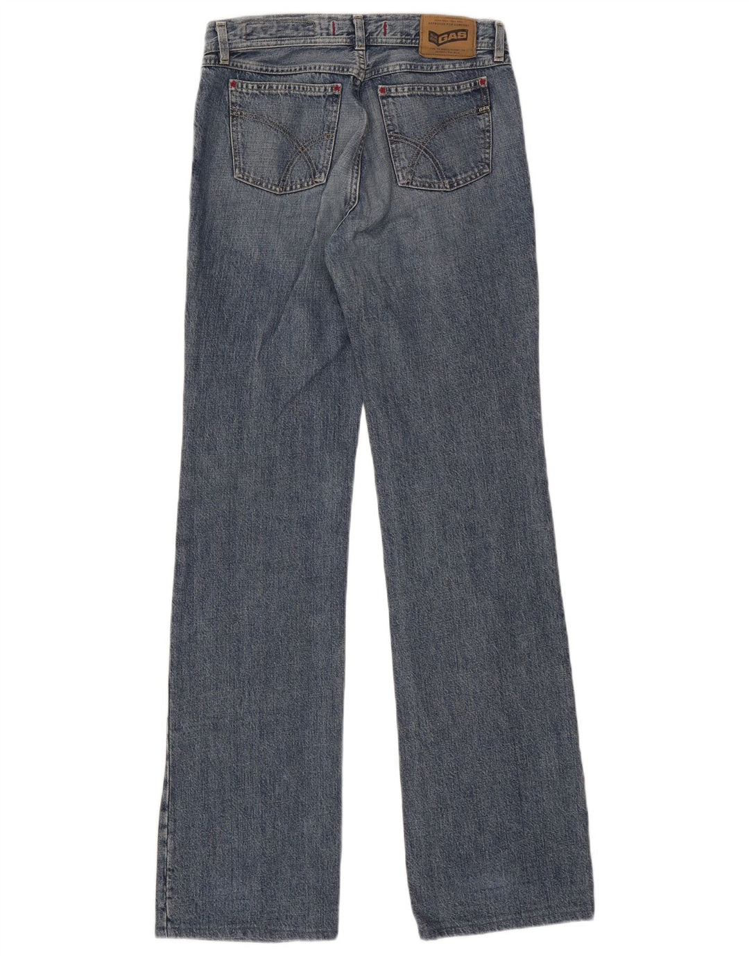 Gas Womens Bootcut Jeans W29 L34 Blue Cotton