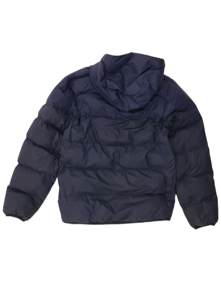 Nike Mens Storm-Fit Hooded Padded Jacket UK 36 Small Navy Blue Polyester