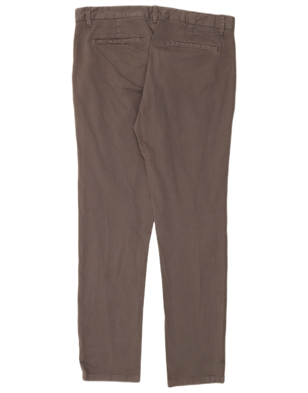 Sun68 Mens Slim Chino Trousers W38 L34 Grey Cotton