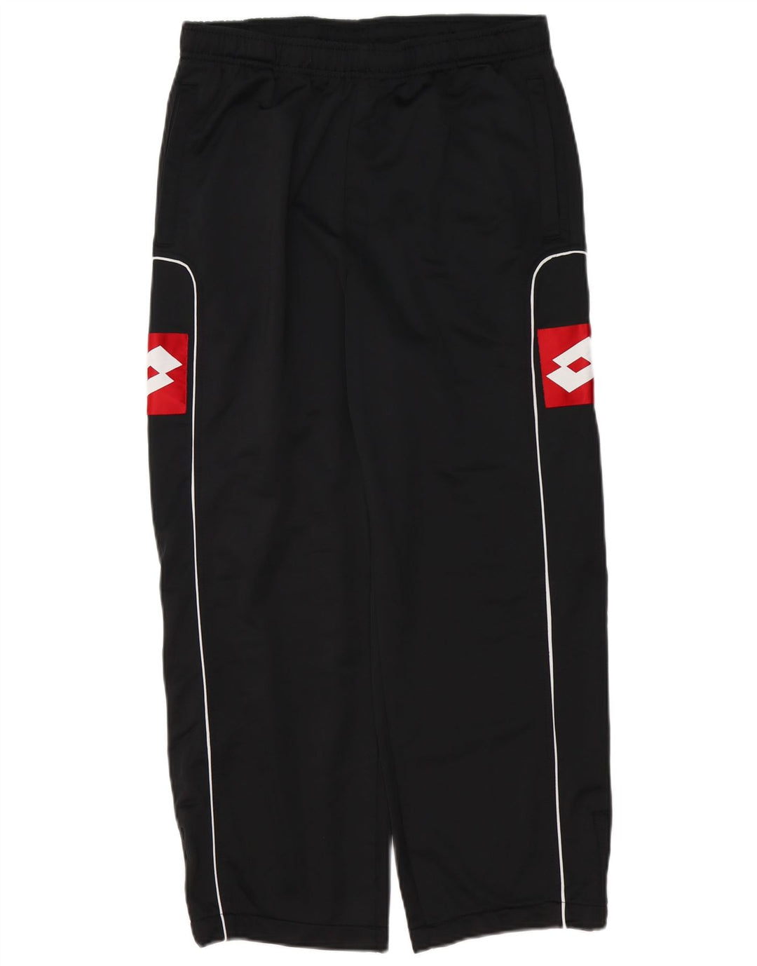 Lotto Mens Graphic Tracksuit Trousers Medium  Black Colourblock Polyester