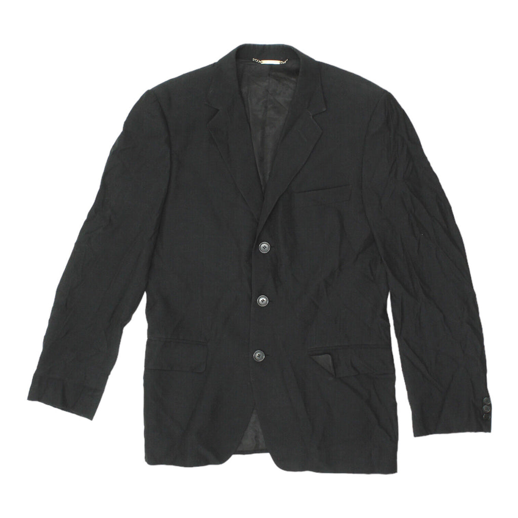 Dolce & Gabbana Mens Black Blazer Jacket | Vintage High End Designer Suit VTG | Vintage Messina Hembry | Thrift | Second-Hand Messina Hembry | Used Clothing | Messina Hembry 