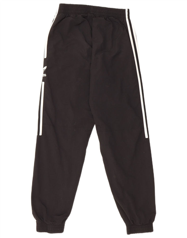 Adidas Mens Tracksuit Trousers Joggers Small Black Nylon
