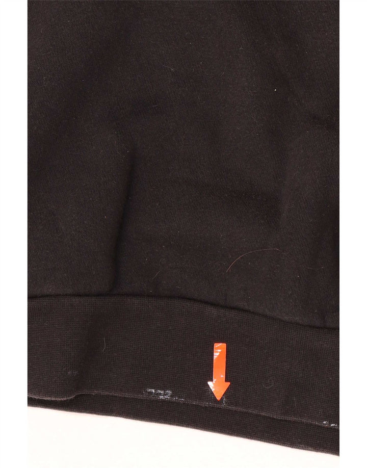 Adidas Mens Graphic Sweatshirt Jumper Medium Black Cotton