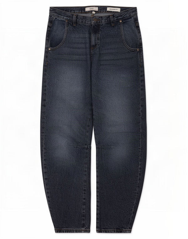 Guess Girls Relaxed Fit Tapered Jeans 15-16 Years W30 L30 Blue Cotton