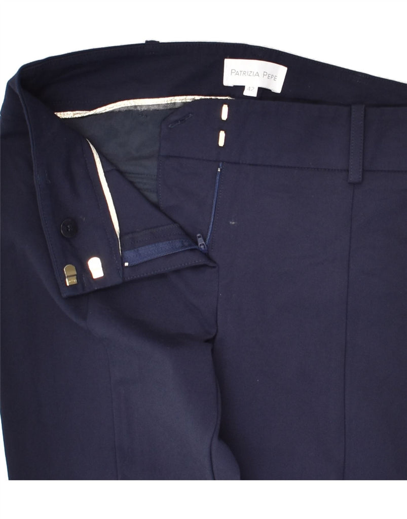 PATRIZIA PEPE Womens Slim Suit Trousers IT 42 Medium W29 L29  Navy Blue | Vintage Patrizia Pepe | Thrift | Second-Hand Patrizia Pepe | Used Clothing | Messina Hembry 