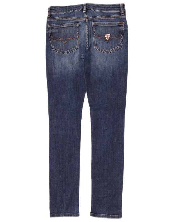 Guess Girls Skinny Jeans 11-12 Years W26 L28 Blue Cotton