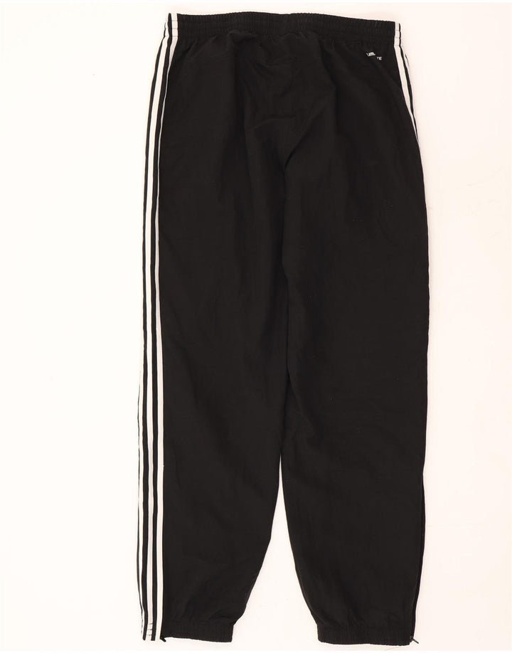 Adidas Mens Climalite Tracksuit Trousers Joggers Large Black Polyester