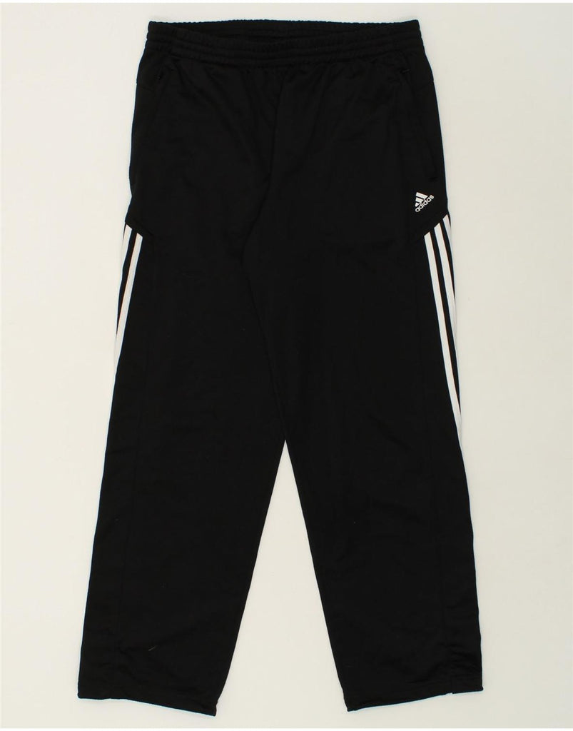 ADIDAS Mens Tracksuit Trousers Large Black Polyester | Vintage Adidas | Thrift | Second-Hand Adidas | Used Clothing | Messina Hembry 