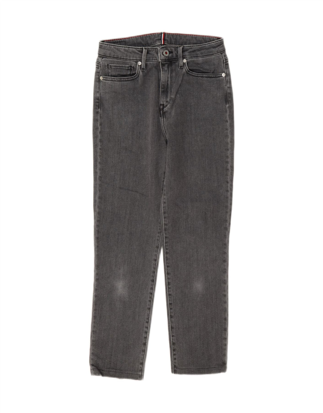 Tommy Hilfiger Womens Cropped Jeans W27 L25 Grey Cotton