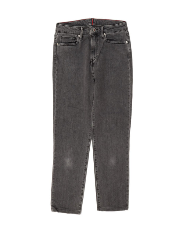 Tommy Hilfiger Womens Cropped Jeans W27 L25 Grey Cotton