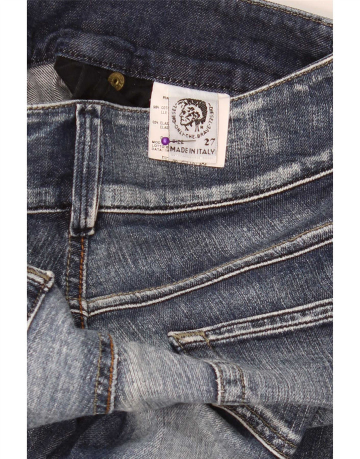 Diesel Womens Bootcut Jeans W27 L29 Blue Cotton