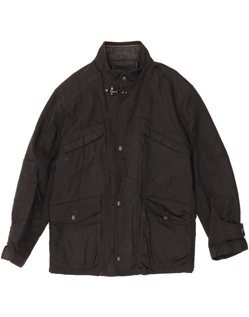 FAY Womens Oversized Windbreaker Jacket UK 14 Medium Black Vintage Fay and Second-Hand Fay from Messina Hembry 