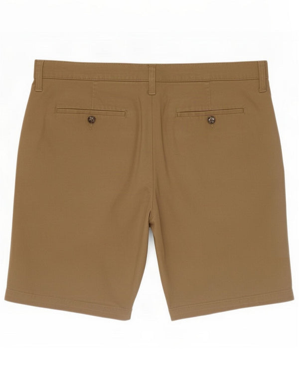 Marks & Spencer Mens Chino Shorts Large W36 Beige Cotton