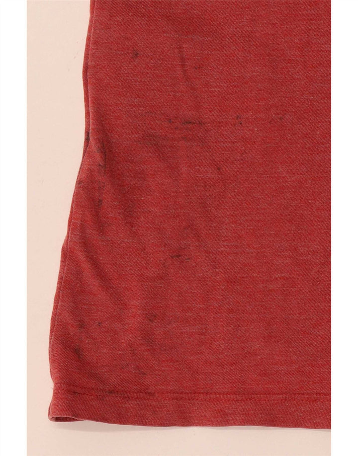 Levi's Mens T-Shirt Top Medium Red Flecked Cotton