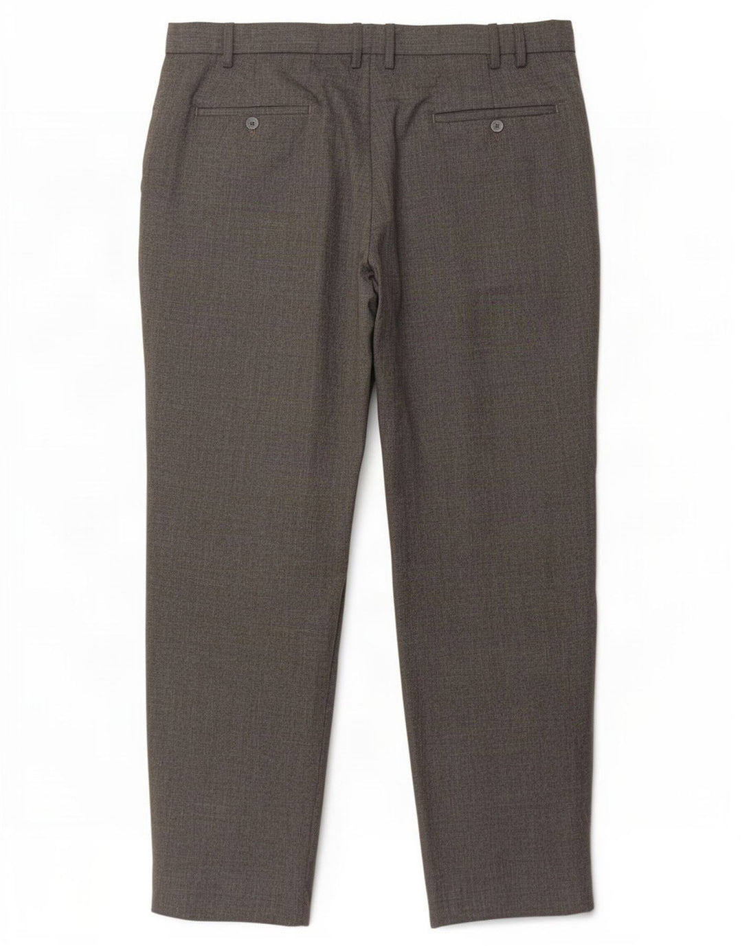Marks & Spencer Mens Straight Regular Suit Trousers W38 L31 Grey Polyester