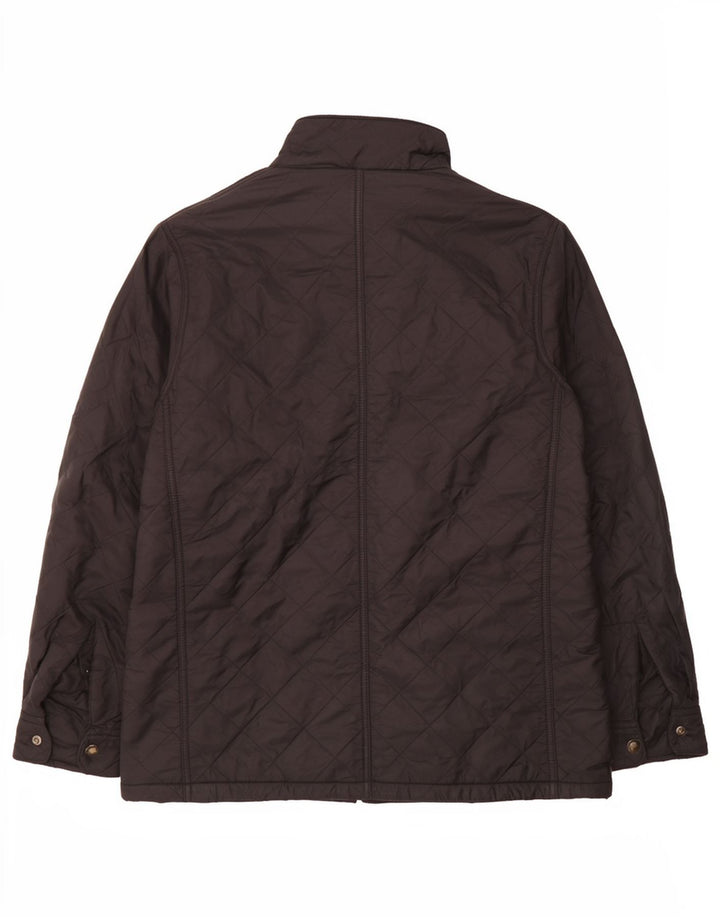 Barbour Mens Quilted Jacket UK 42 XL Black Polyamide
