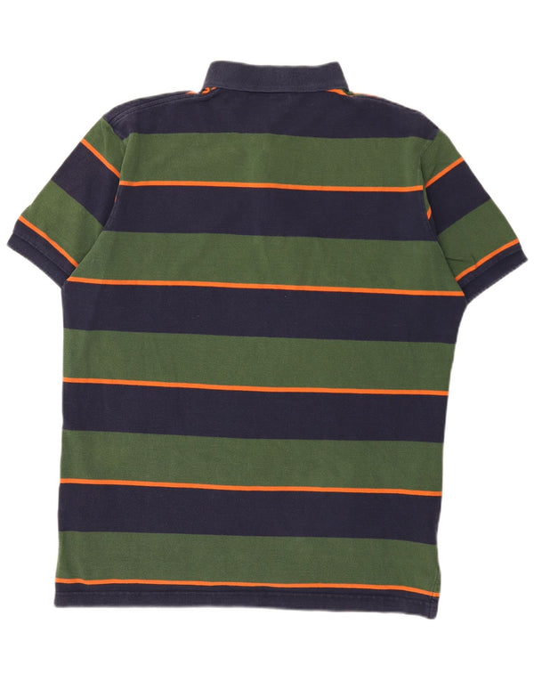 U.S. Polo Assn. Mens Shirt XL Green Striped Cotton