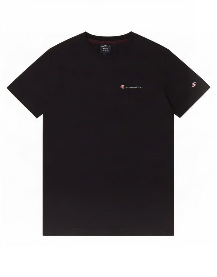 Champion Mens T-Shirt Top Small Black