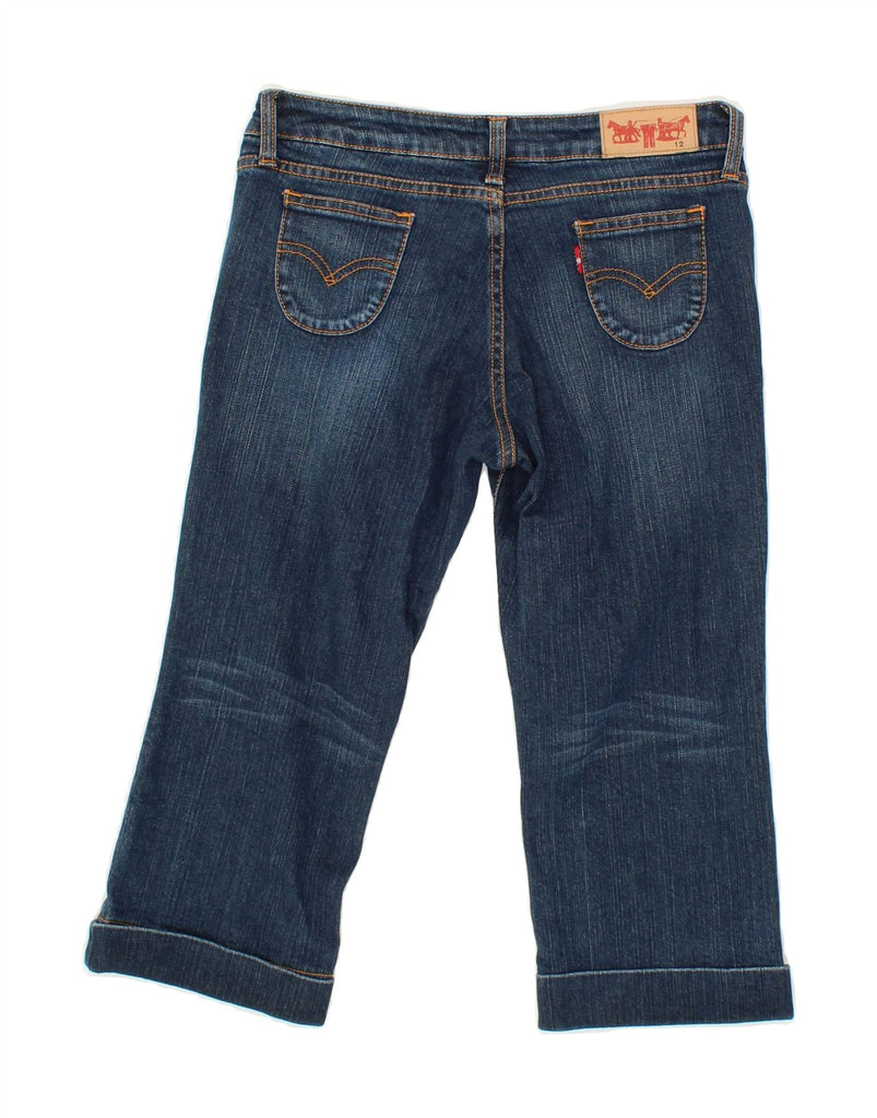 LEVI'S Girls Capri Jeans 11-12 Years W28 L17 Blue Vintage Levi's and Second-Hand Levi's from Messina Hembry 