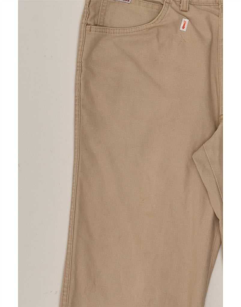 CARRERA Mens Straight Casual Trousers W36 L31  Beige Cotton | Vintage Carrera | Thrift | Second-Hand Carrera | Used Clothing | Messina Hembry 