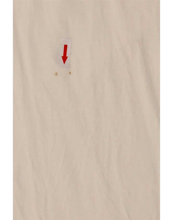 Puma Mens Graphic T-Shirt Top 2XL White