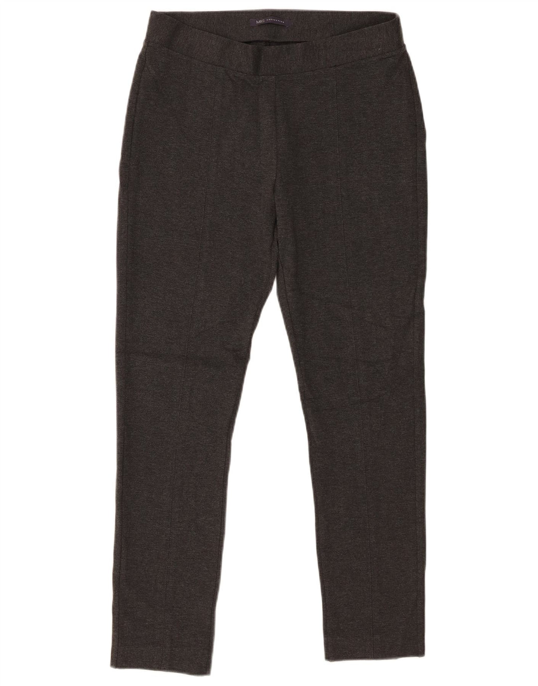 Marks & Spencer Womens Crop Leggings UK 12 Medium  Grey Viscose