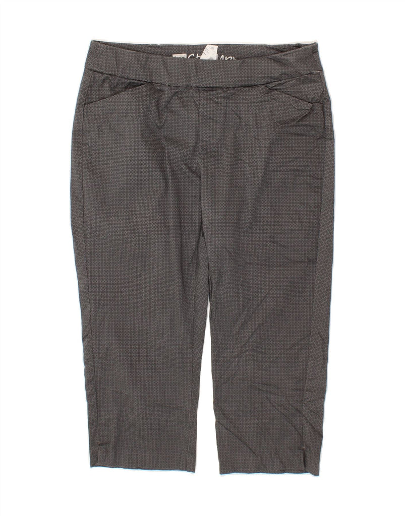 LEE Womens Capri Trousers US 10 Large W32 L20 Grey Check Vintage Lee and Second-Hand Lee from Messina Hembry 