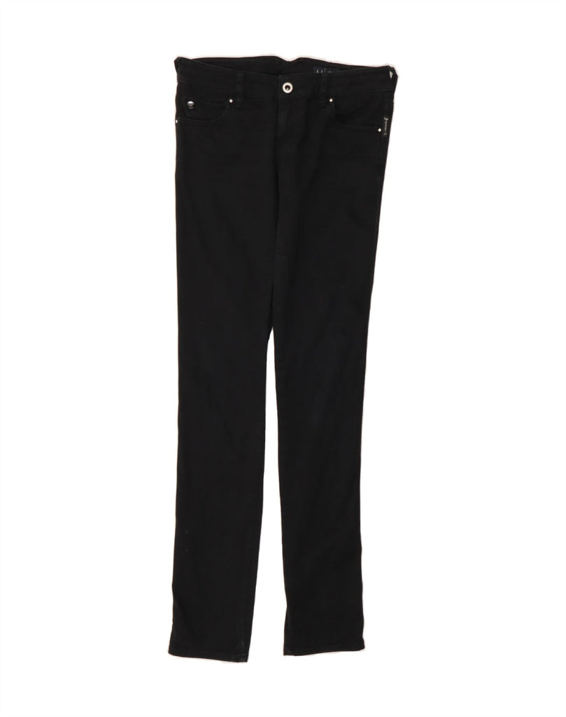 ARMANI Womens Skinny Jeans W25 L32 Black Cotton Vintage Armani and Second-Hand Armani from Messina Hembry 