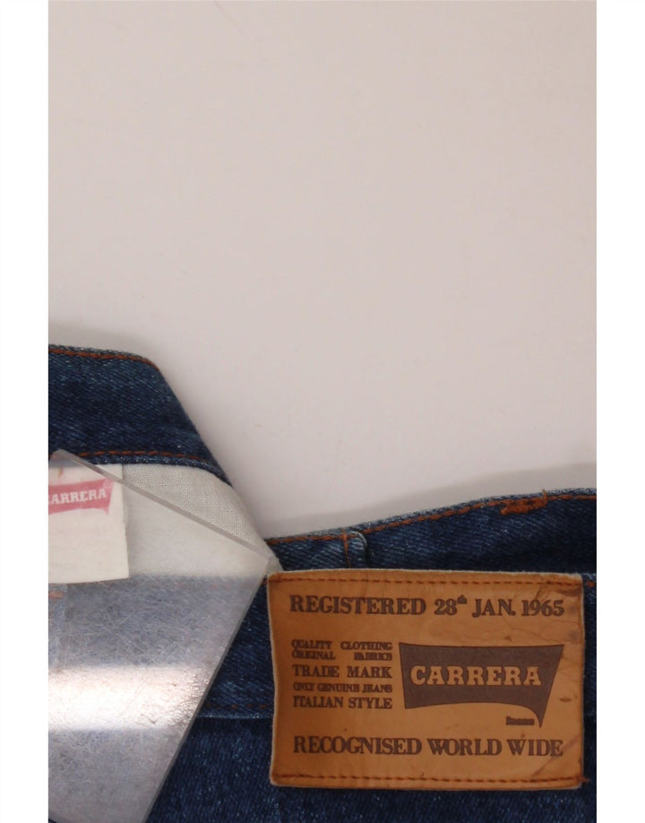 CARRERA Womens Denim Skirt W32 Large Blue Cotton