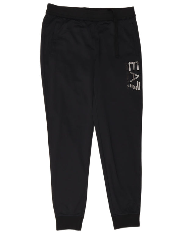 Emporio Armani Mens Graphic Tracksuit Trousers Joggers Large Black