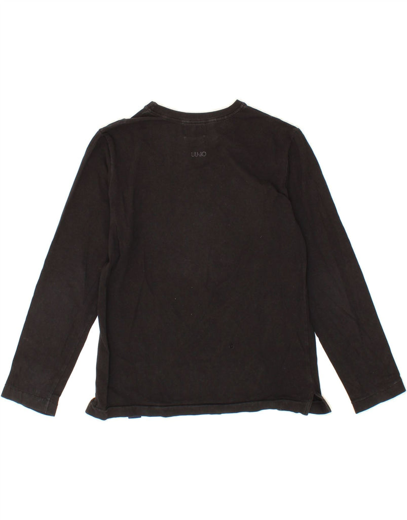 LIU JO Girls Casper The Ghost Graphic Top Long Sleeve 10-11 Years Black Vintage Liu Jo and Second-Hand Liu Jo from Messina Hembry 