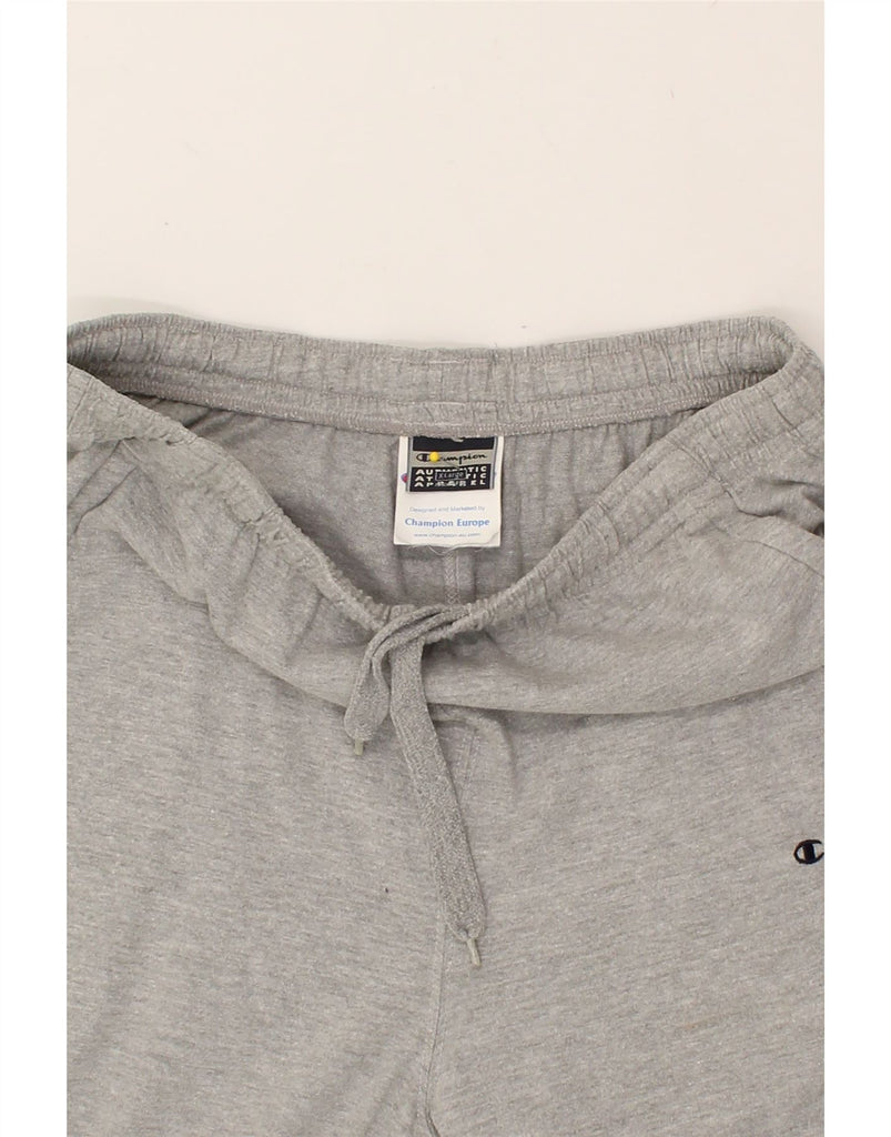 CHAMPION Womens Capri Cargo Tracksuit Trousers UK 18 XL Grey Cotton | Vintage Champion | Thrift | Second-Hand Champion | Used Clothing | Messina Hembry 