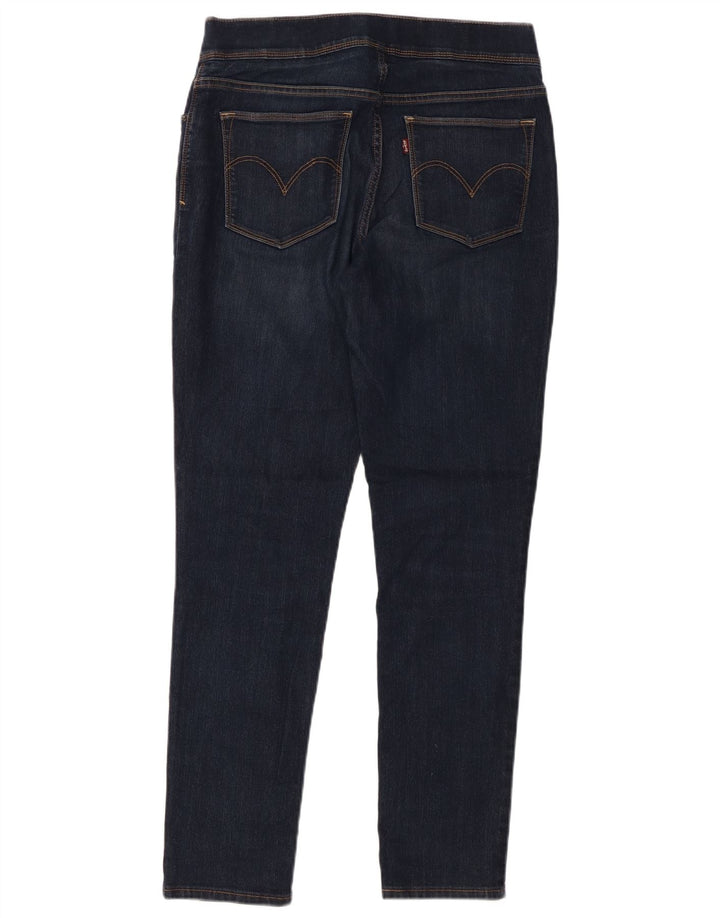 LEVI'S Womens Skinny Jeans W29 L30 Navy Blue Cotton