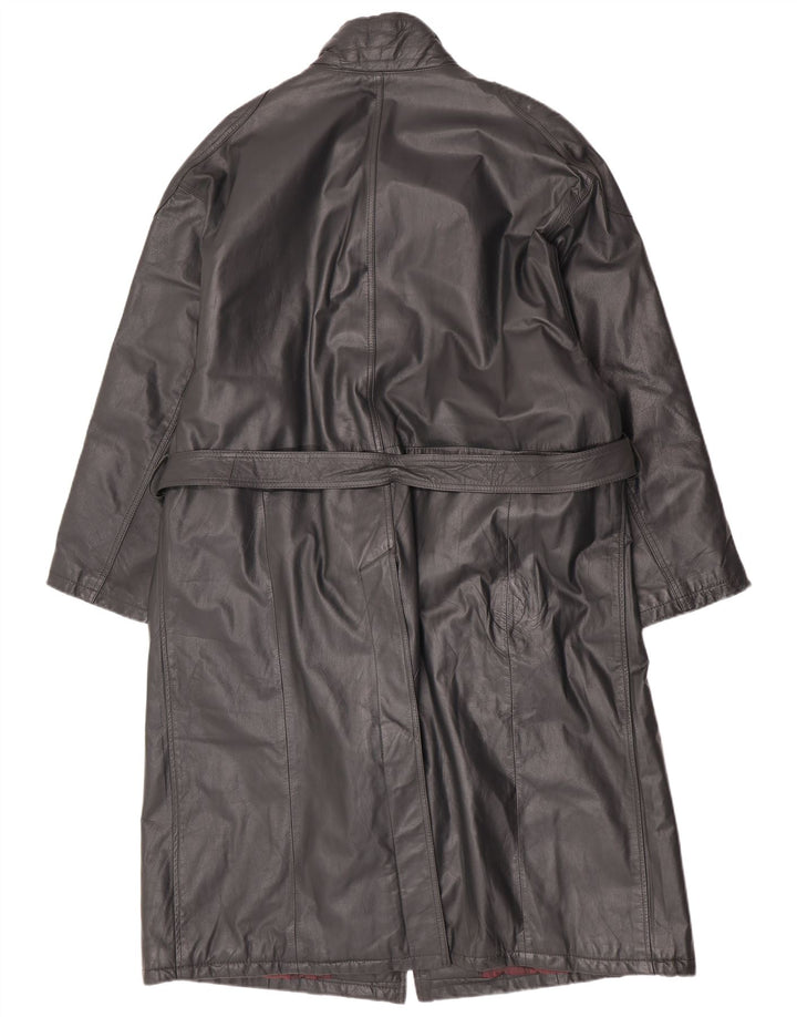 Montes Mens Leather Coat IT 56 3XL Black Leather