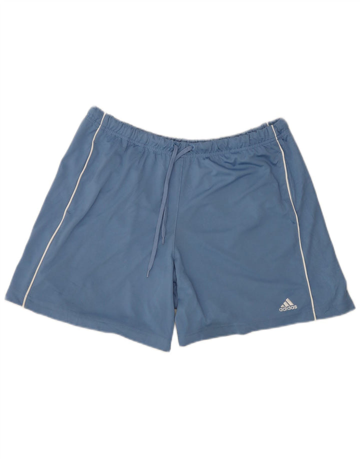 ADIDAS Mens Clima 365 Sport Shorts Medium Blue Polyester