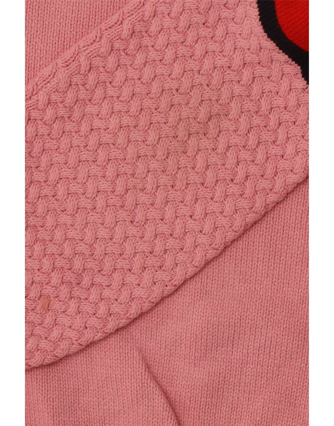 TOMMY HILFIGER Girls Turtle Neck Jumper Sweater 11-12 Years Pink Striped
