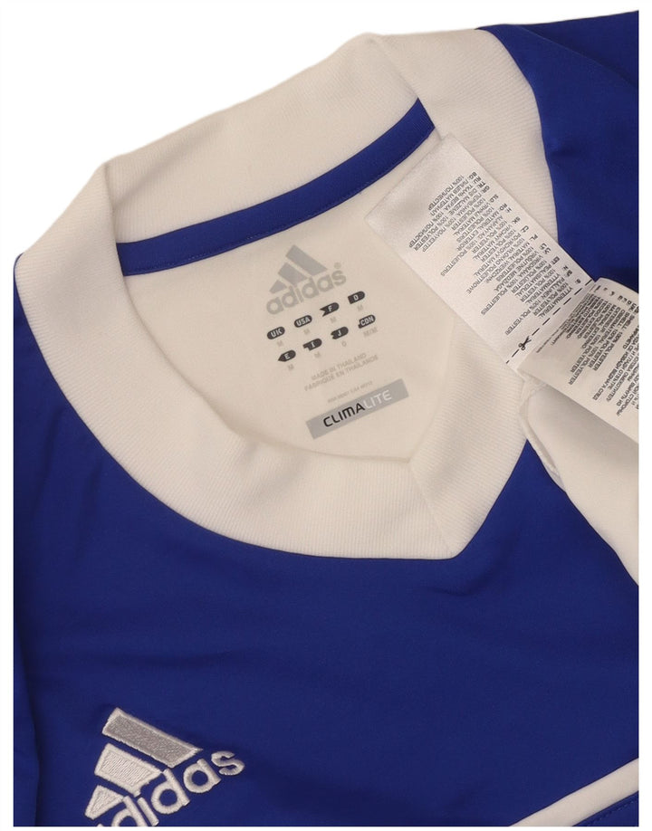 Adidas Mens Climalite T-Shirt Top Medium White Colourblock Polyester