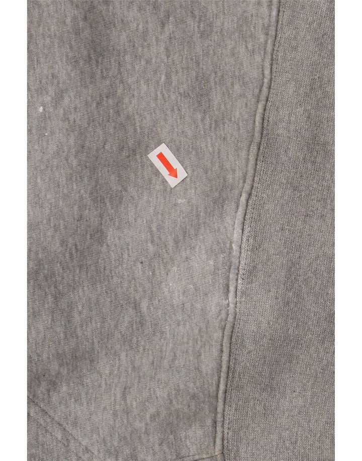 Nike Mens Hoodie Jumper Large Grey Cotton