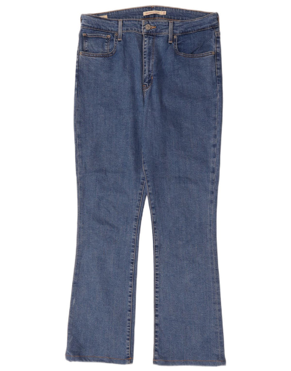 Levi's Womens 725 High Rise Bootcut Jeans W32 L30 Blue Cotton
