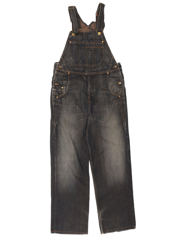Lee Womens Dungarees Straight Jeans Medium L29 Blue Cotton