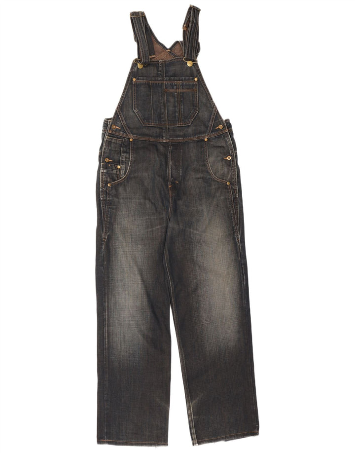 Lee Womens Dungarees Straight Jeans Medium L29 Blue Cotton