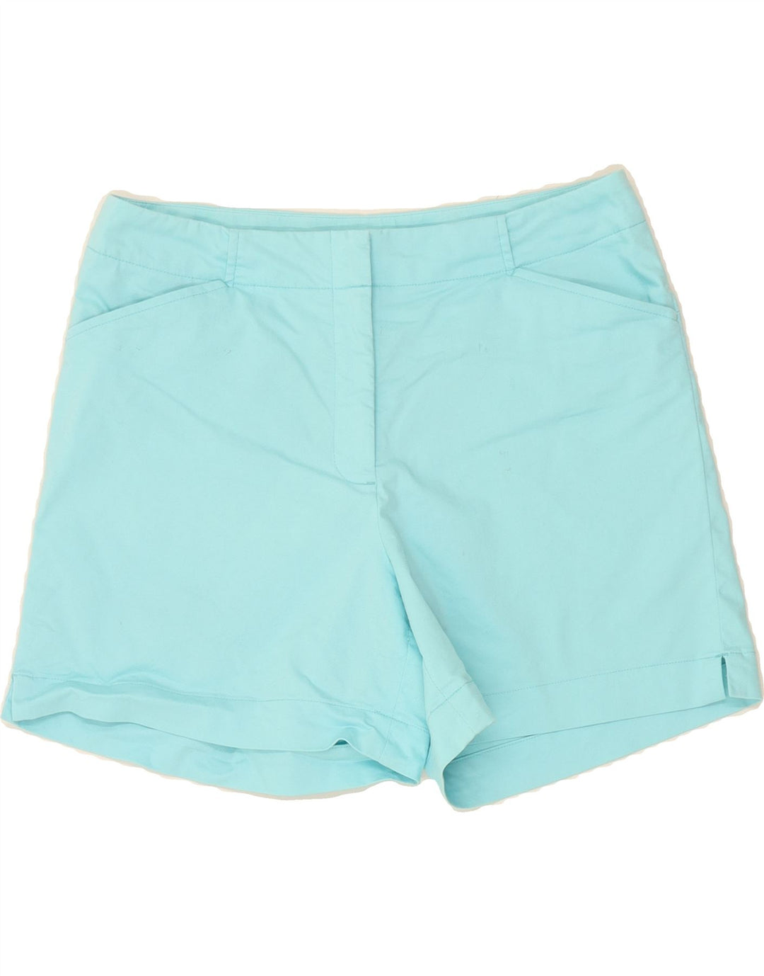 NIKE Womens Dri Fit Casual Shorts US 8 Medium W32 Turquoise Cotton Vintage Nike and Second-Hand Nike from Messina Hembry 