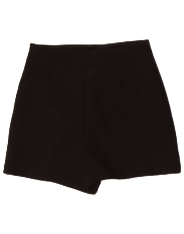 Zara Womens Skort UK 8 Small  Black Polyester