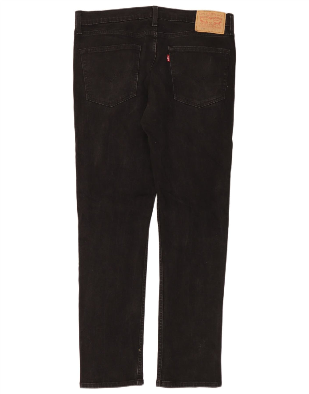 Levi's Mens 511 Slim Jeans W36 L32 Black Cotton