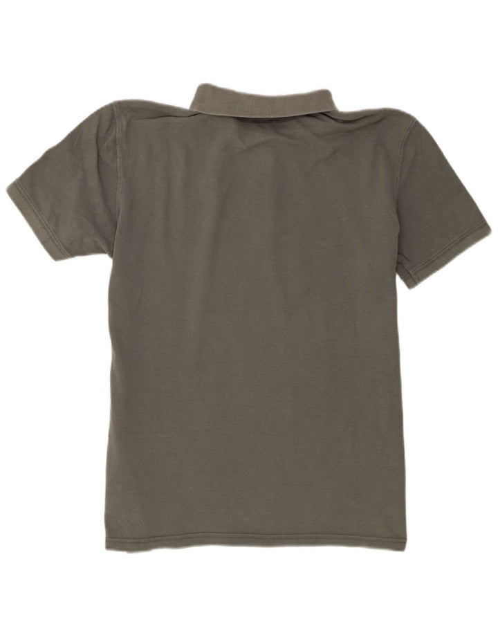 Napapijri Mens Polo Shirt Large Grey Cotton