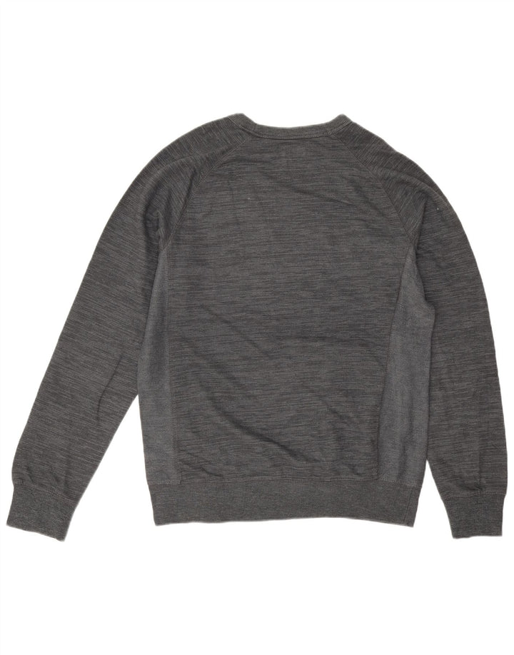Champion Mens Sweatshirt Jumper Medium Grey Flecked Cotton