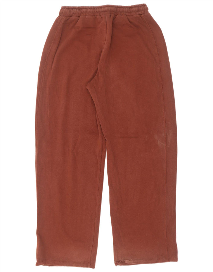 Zara Womens Tracksuit Trousers UK 10 Small Brown Cotton